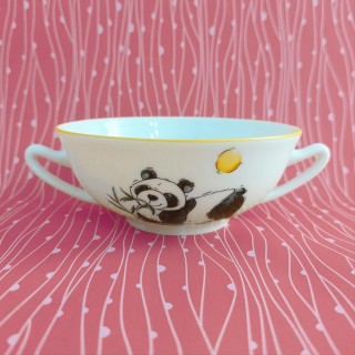 Bowl with handles "Panda"