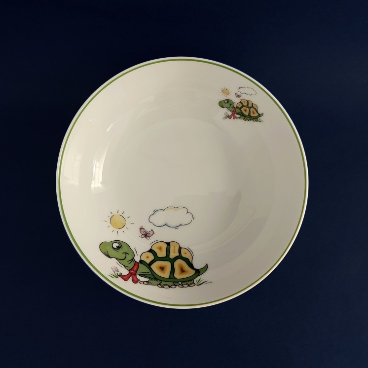 Assiette creuse "Tortue"