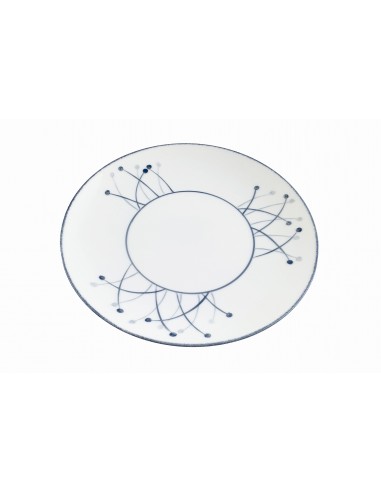 Artifice bleu - Assiette à dessert