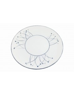 Artifice bleu - Assiette plate