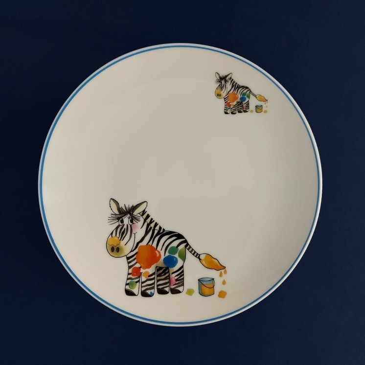 Dinner plate "Zebra"