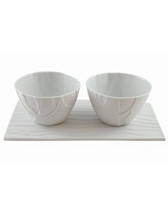 Set 2 cups + tray