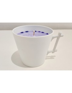 Mug candle, lavender scent