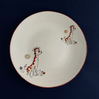 Assiette "Girafe"