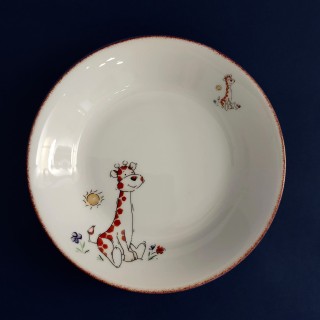 Soup plate "Giraffe"