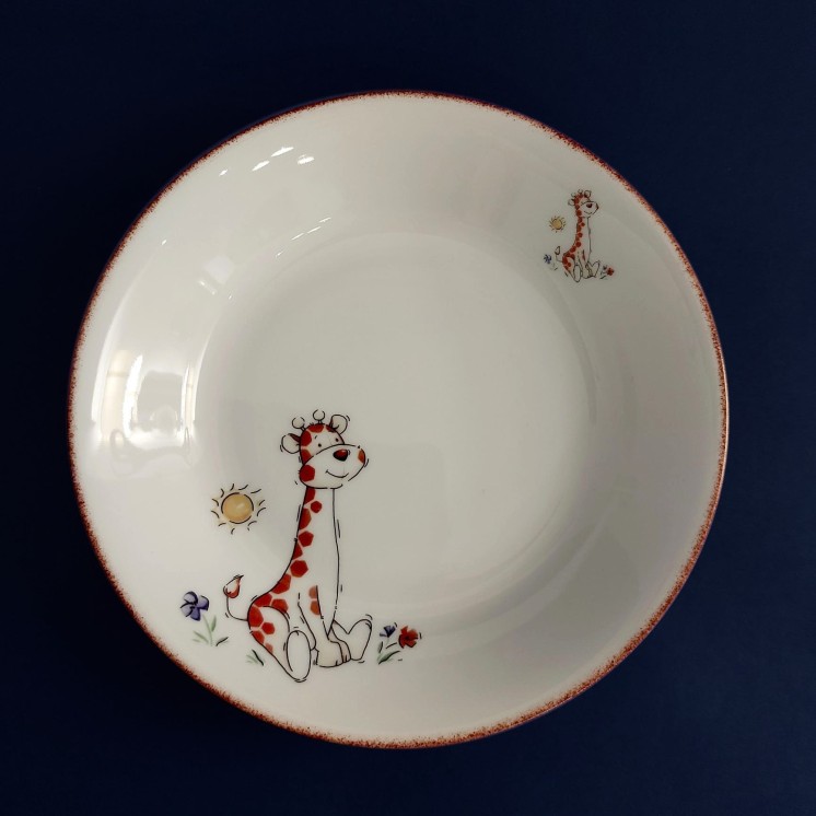 Soup plate "Giraffe"