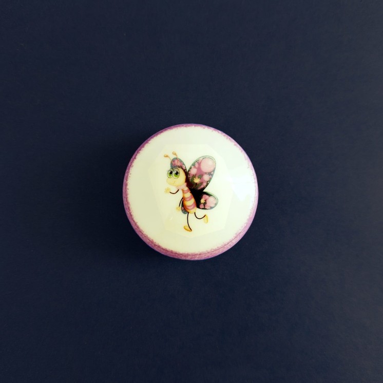 Teeth box "Pink butterfly"