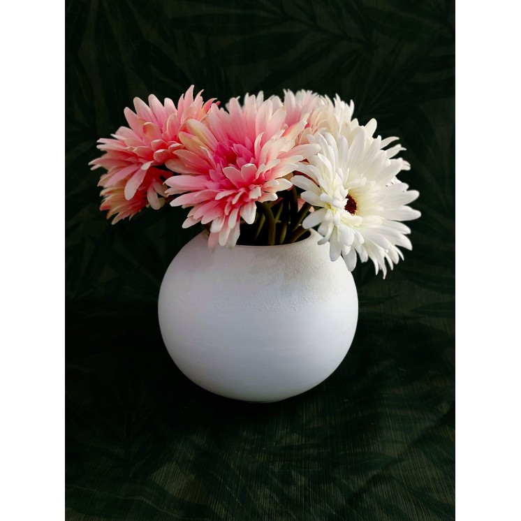 Vase boule "Granité"