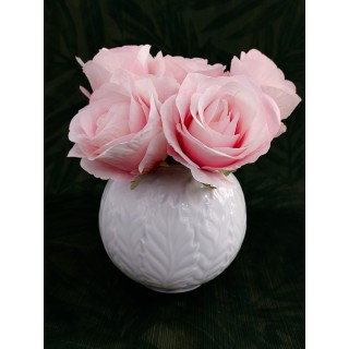 Round vase "Chestnut Leaves"