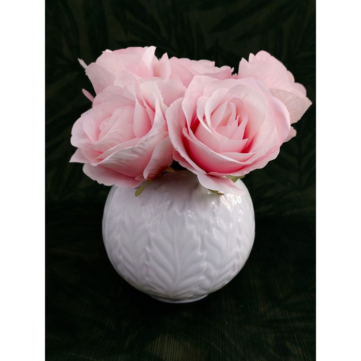 Vase boule "Feuille de Châtaignier"