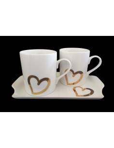 Golden heart - Two round...
