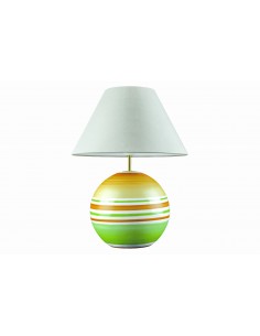 Lamp ball, orange and green