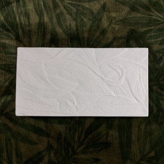 Plateau rectangulaire "Feuillage"